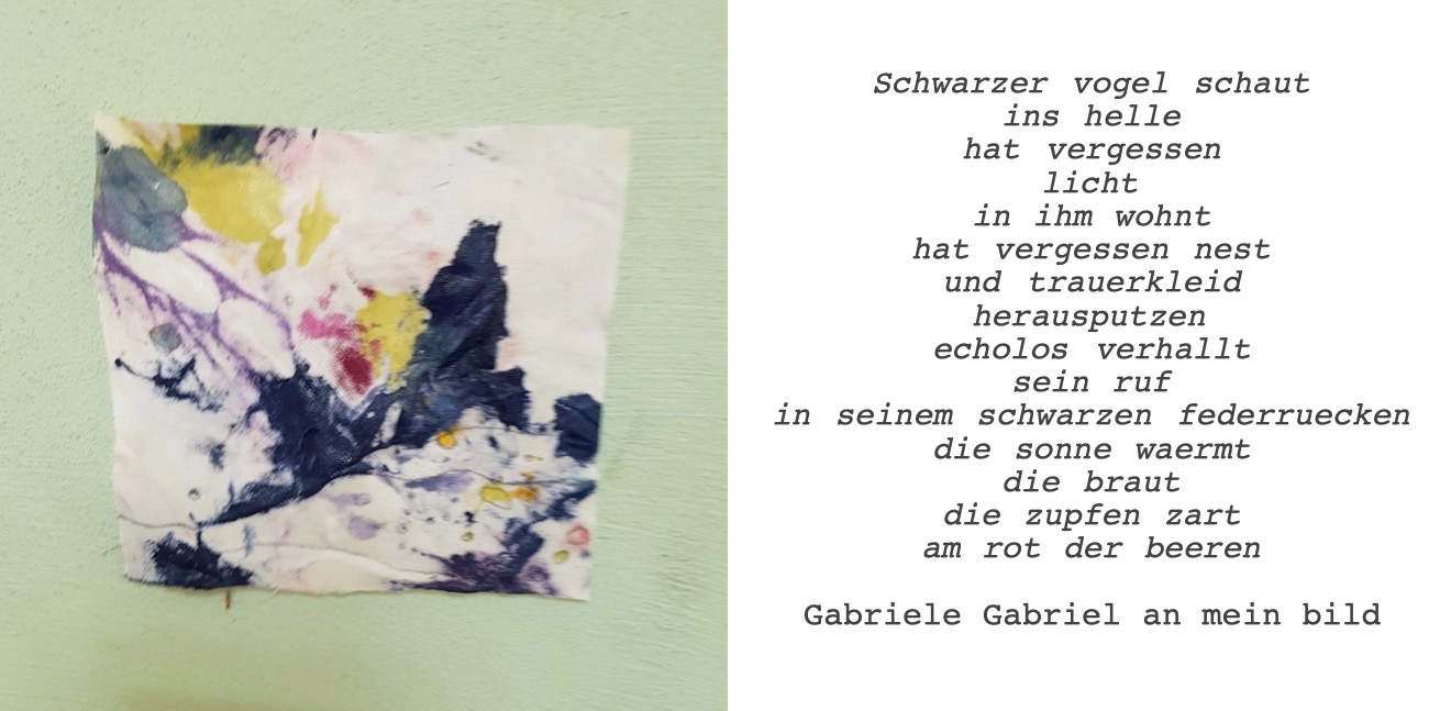 Poesia scritta da Gabriele Gabriel per un mio quadro